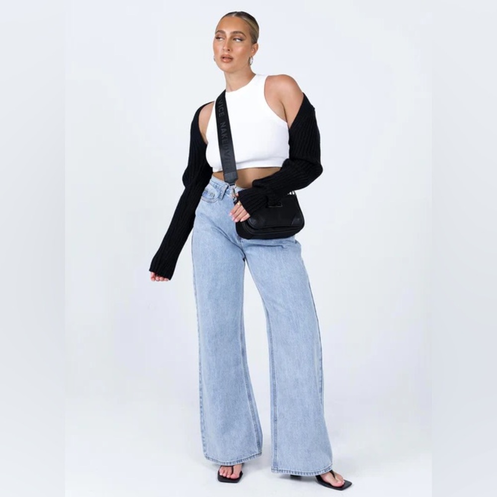 Princess Polly Aytan Bolero Sweater Black Size XS/S